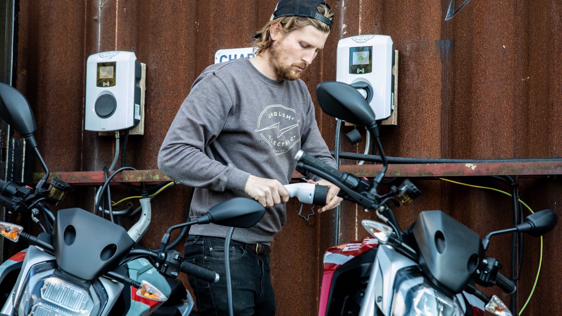 Electric motorcycle used online